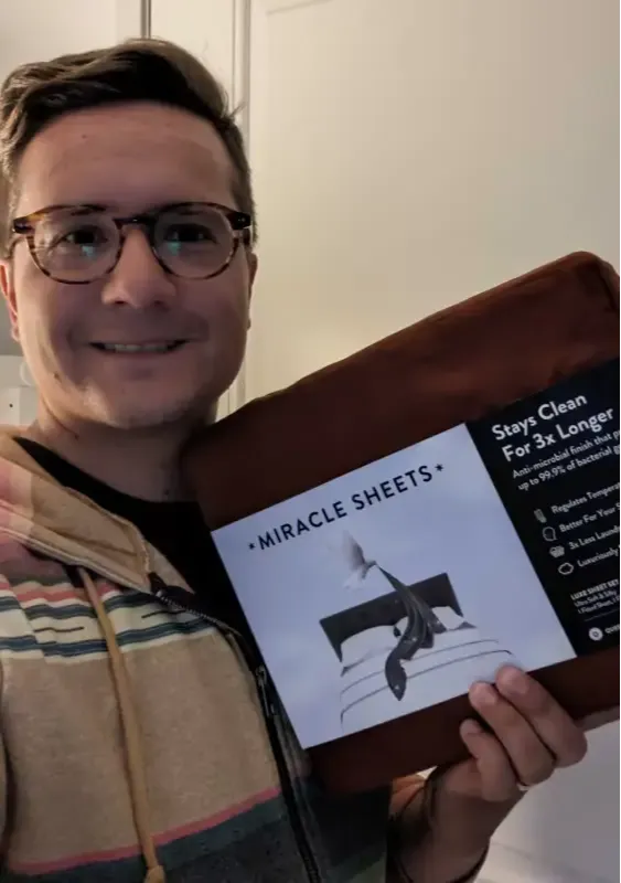 Miracle Sheets customer Thomas W.