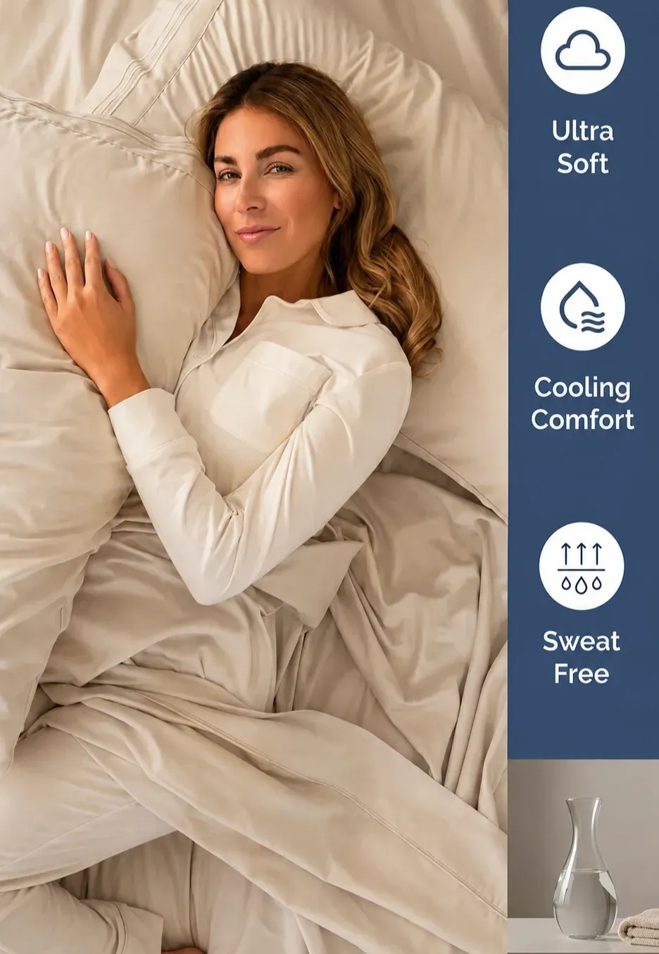 Girl Sleeping on Miracle Sheets 